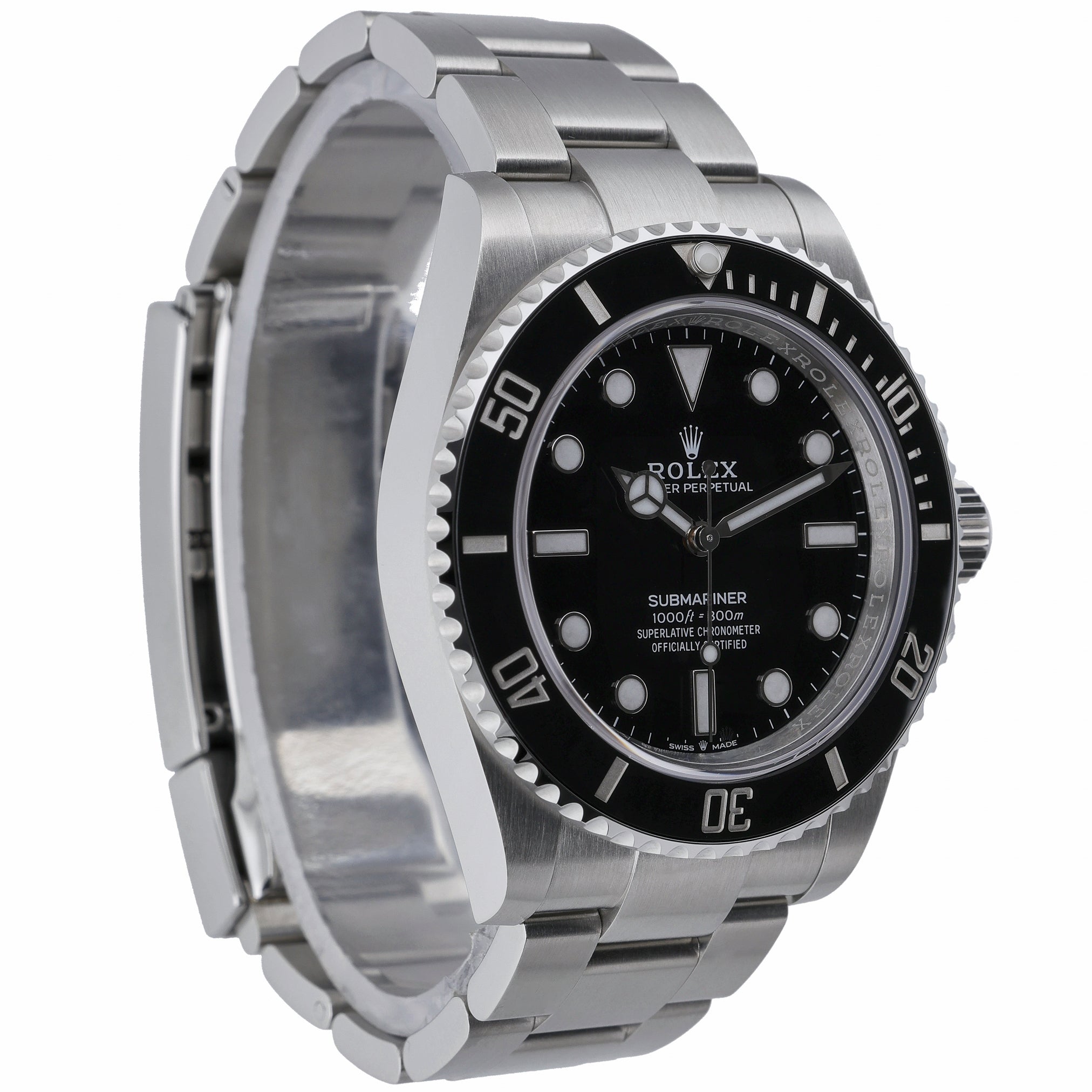 Rolex Submariner 124060 with black dial and oystersteel case - product image 4