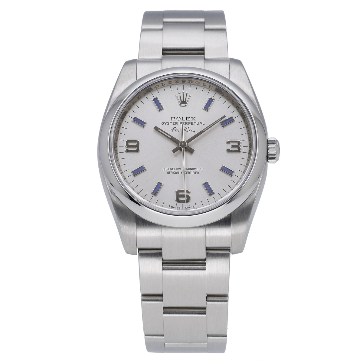 Rolex Air-King 114200 with silver dial and oystersteel case - product image 3