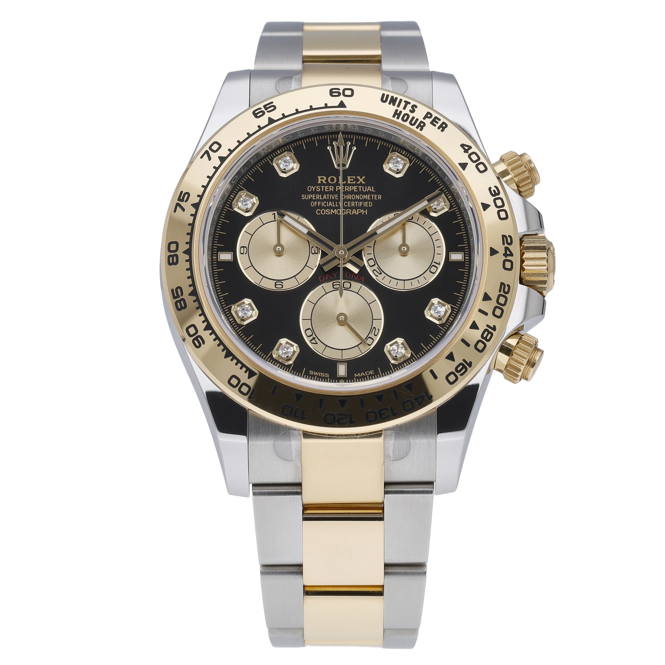Rolex Daytona 126503 with black diamond dial and steel & yellow gold case - product image 3