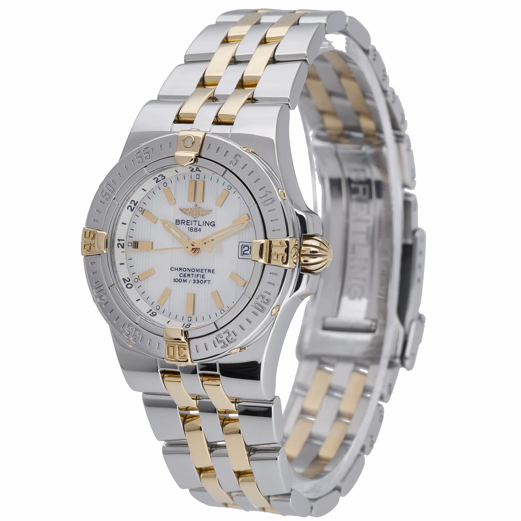 Breitling Starliner B7134012/A601 with mother of pearl dial and steel & yellow gold case - product image 3