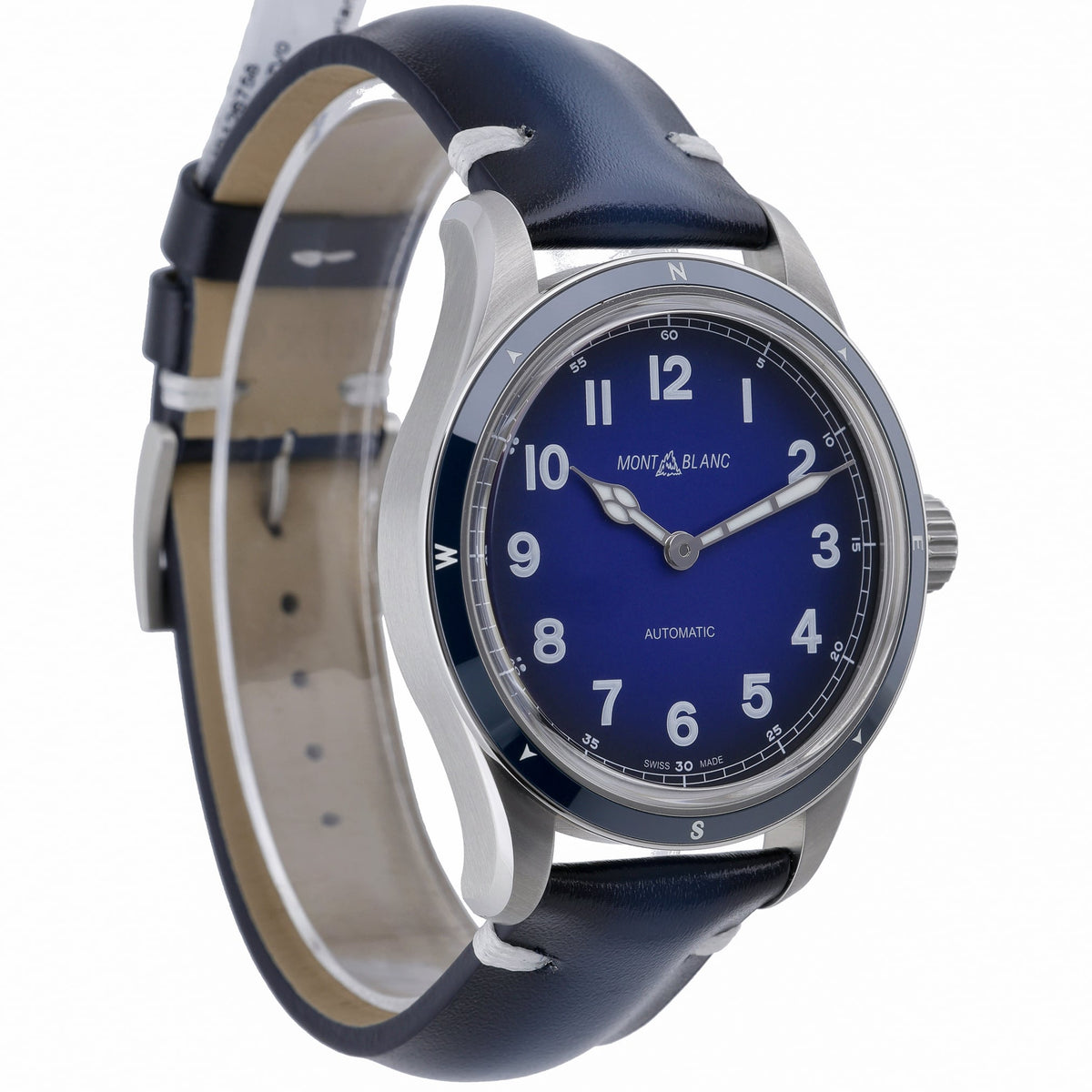 Montblanc 1858 MB126758 with blue dial and steel case - product image 4