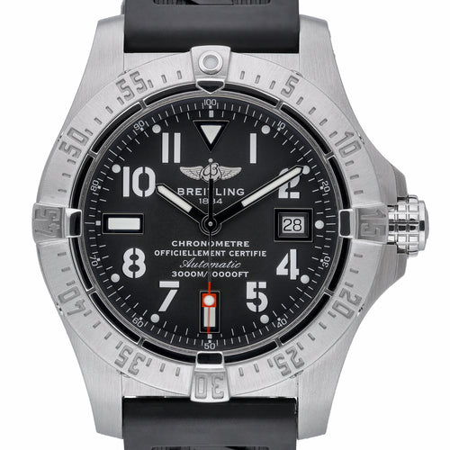 Breitling Avenger Seawolf A17330 with black dial and steel case