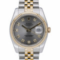 Rolex Datejust 116233 with silver dial and steel & yellow gold case