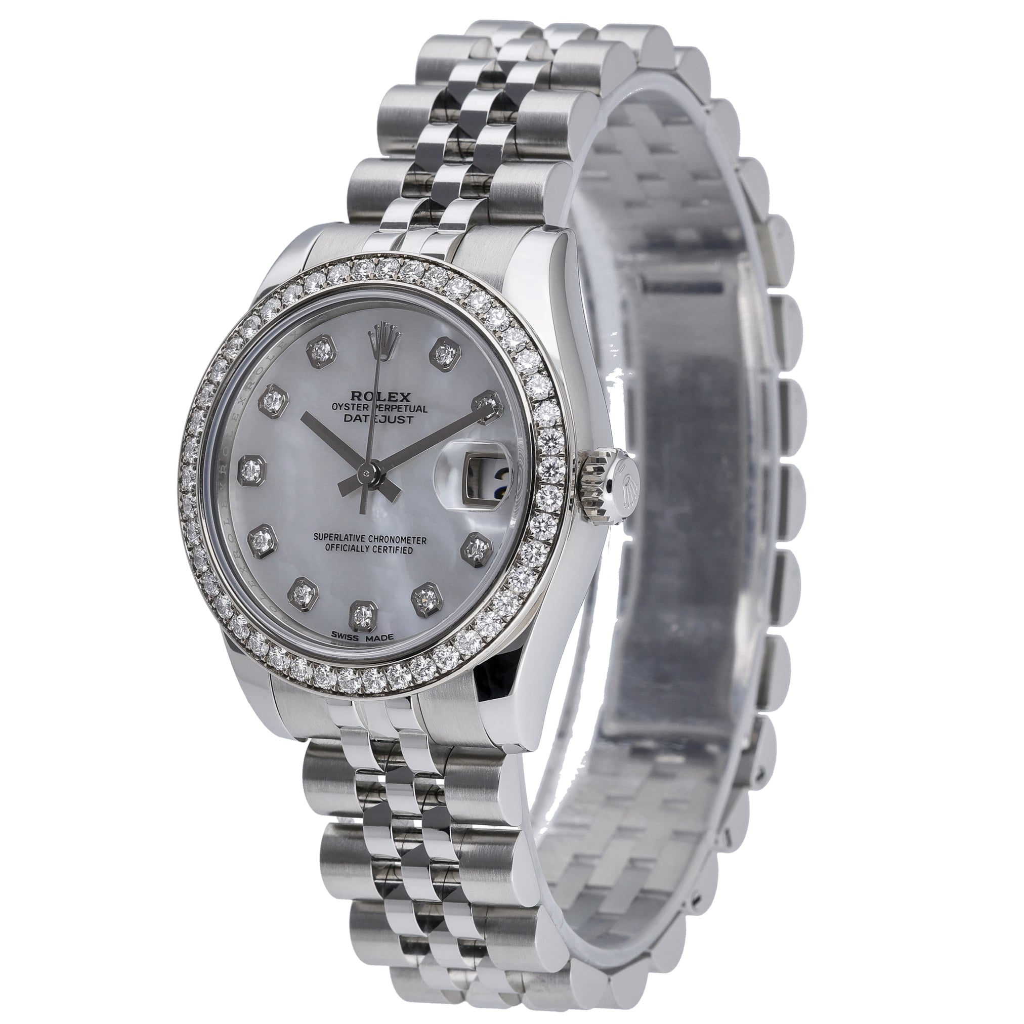 Rolex Datejust 178384 with mop diamond dial dial and oystersteel case - product image 3