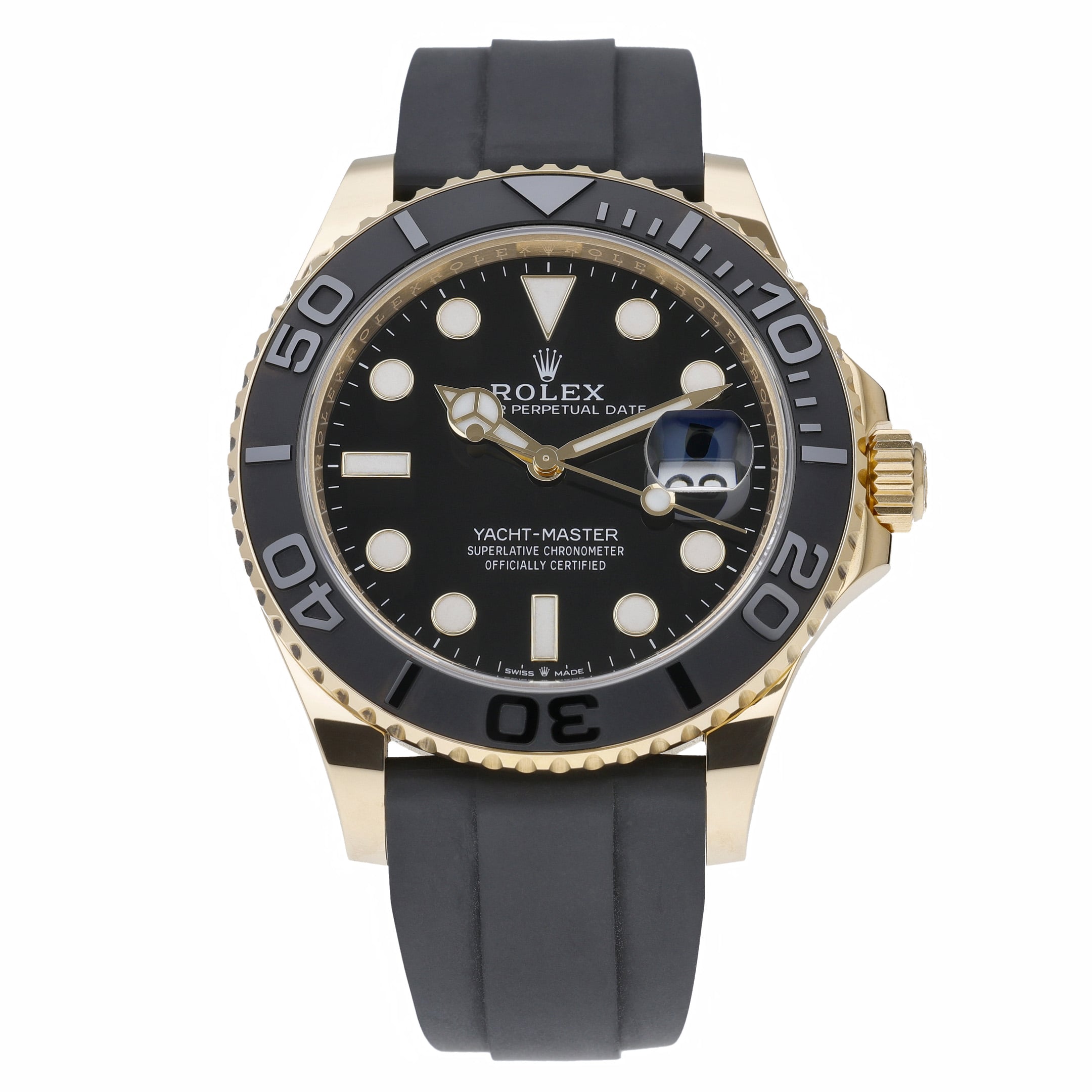Rolex Yacht-Master II 226658 with black dial and 18ct yellow gold case - product image 3