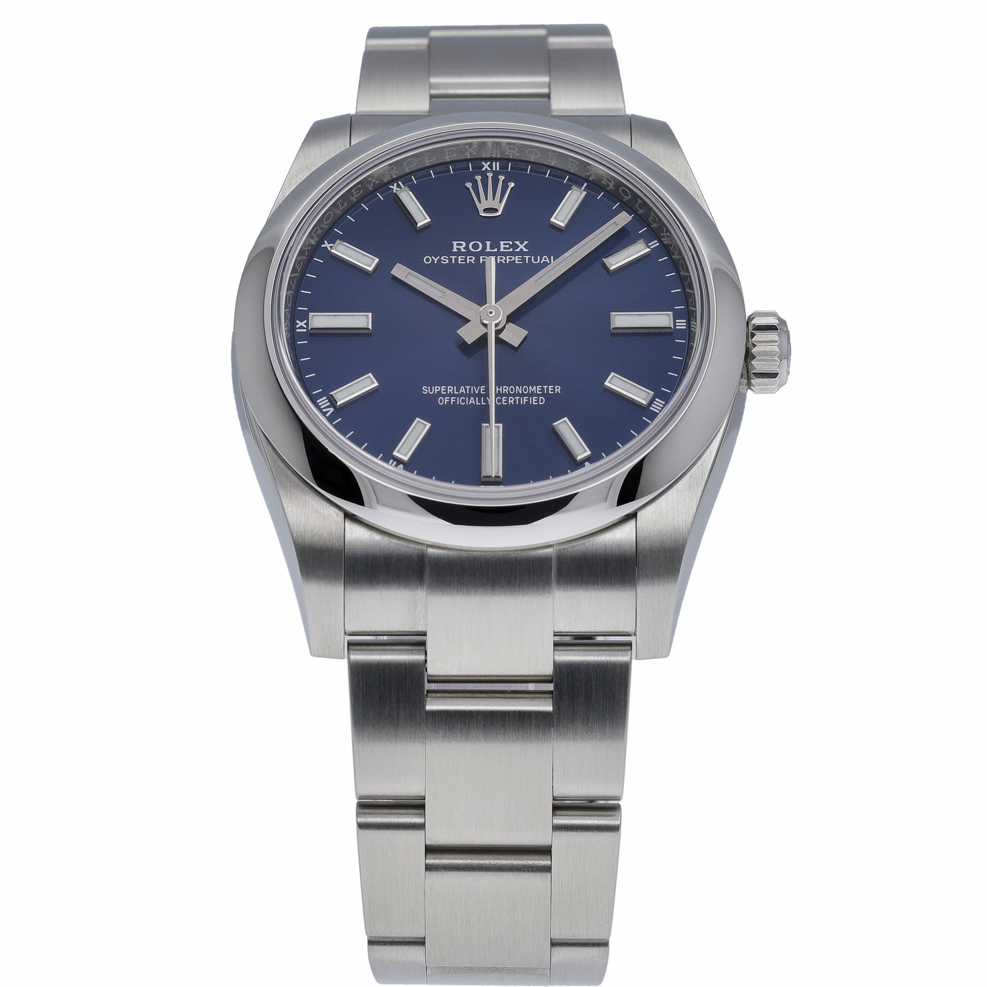 Rolex Rolex Oyster Perpetual 34 124200 with blue dial and oystersteel case - product image 2