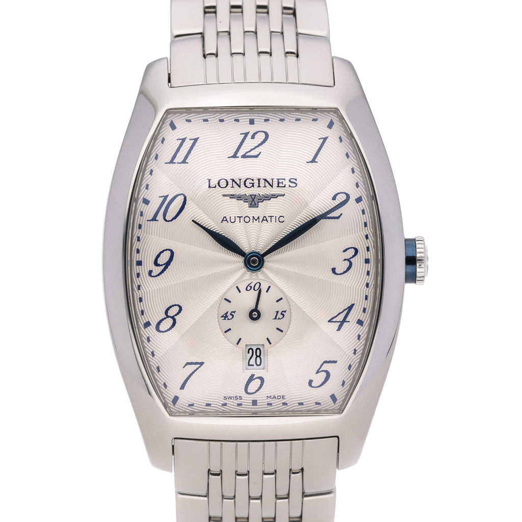 Longines Evidenza L2.642.4.73.6 with silver dial and steel case