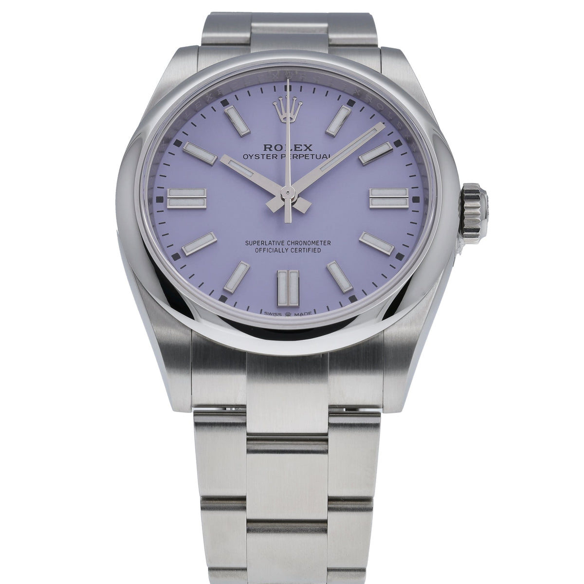 Rolex Rolex Oyster Perpetual 41 134300 with lavender dial and oystersteel case - product image 2
