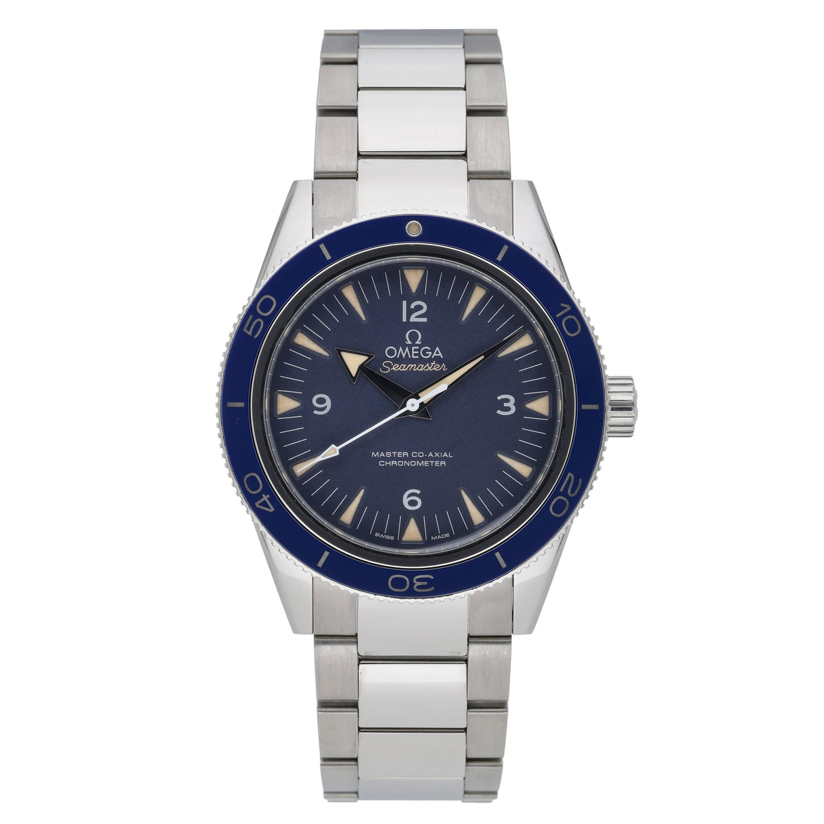 Omega Seamaster 300 23390412103001 with blue dial and titanium case - product image 2