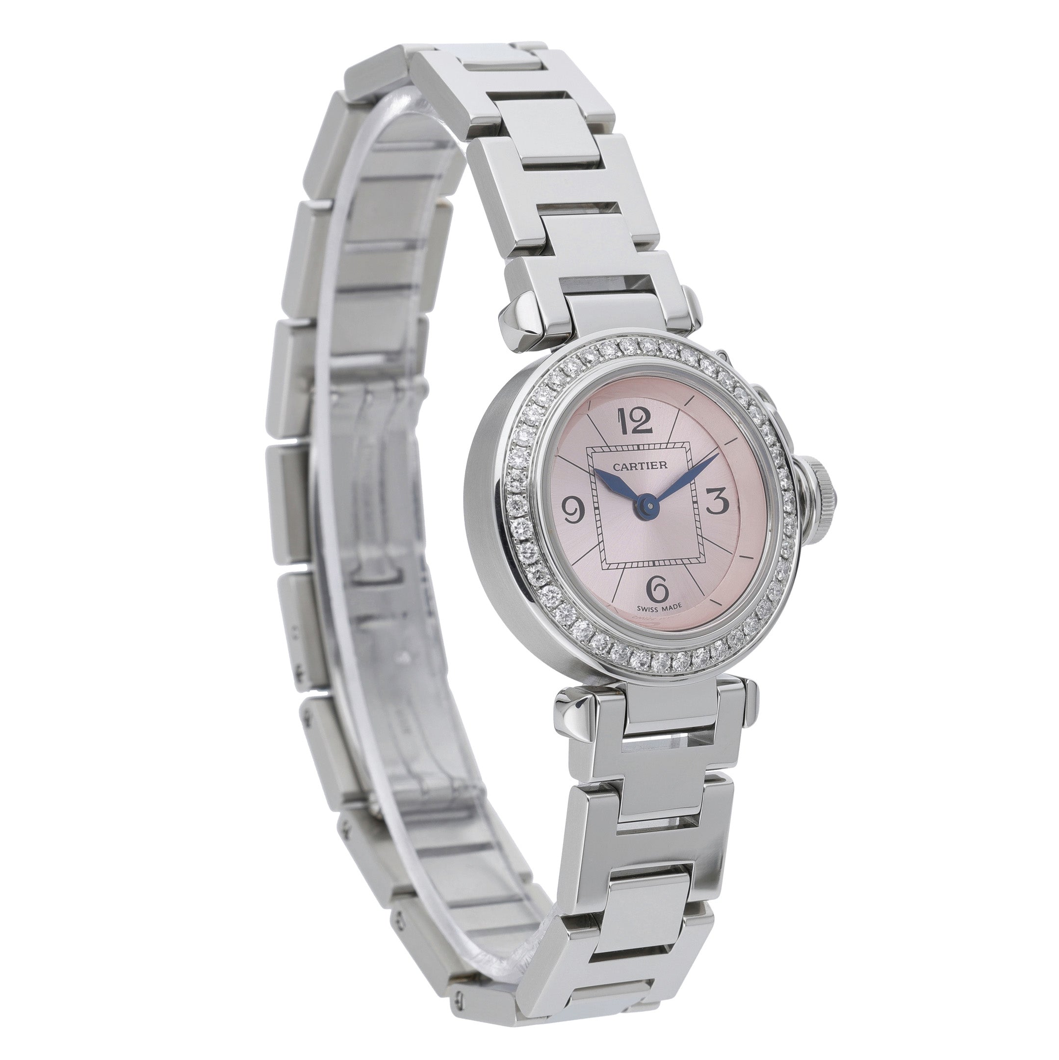 Cartier Pasha 2973 with pink dial and steel case - product image 4