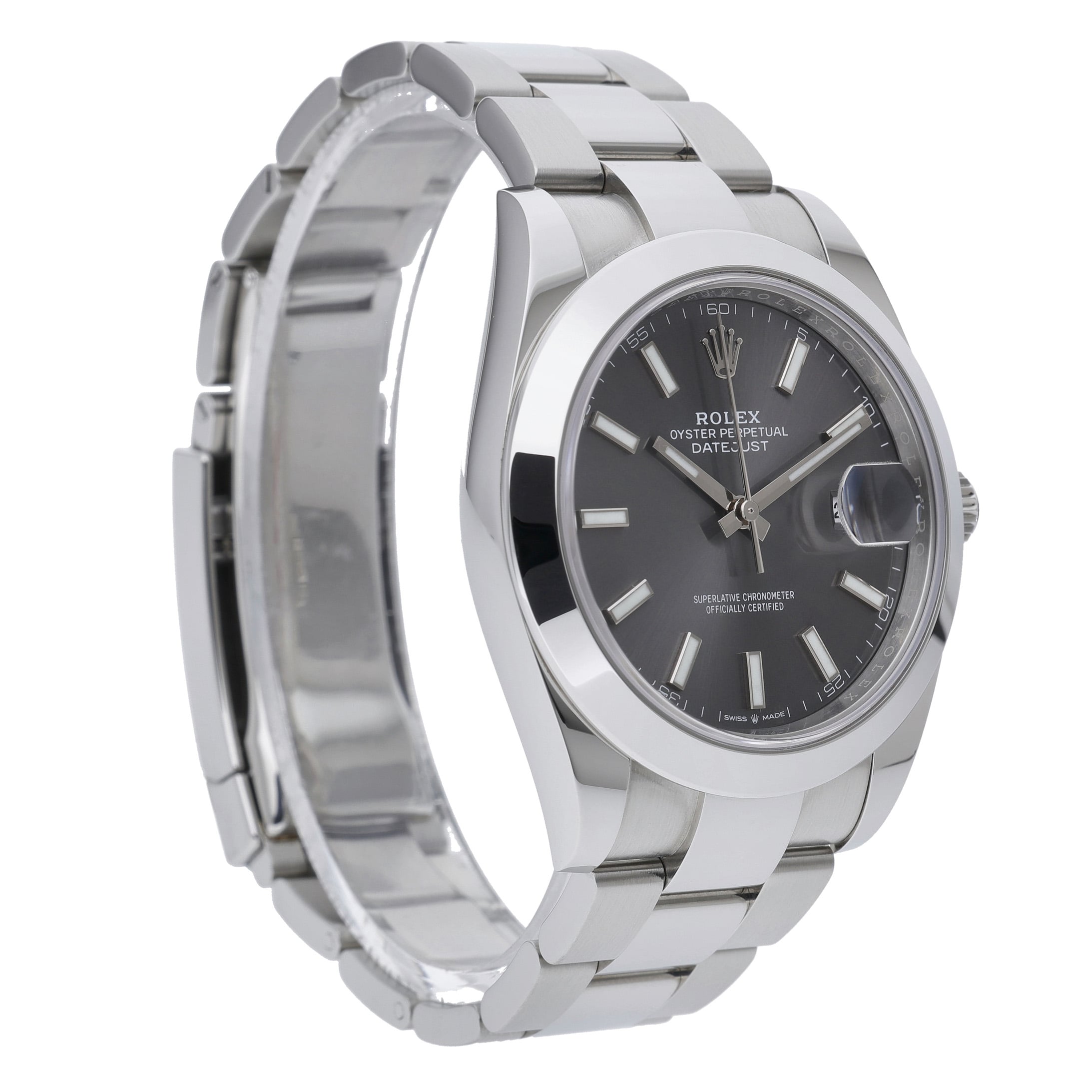 Rolex Datejust 41 126300 with slate dial and oystersteel case - product image 4
