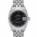 Rolex Datejust 78274 with black dial and oystersteel case