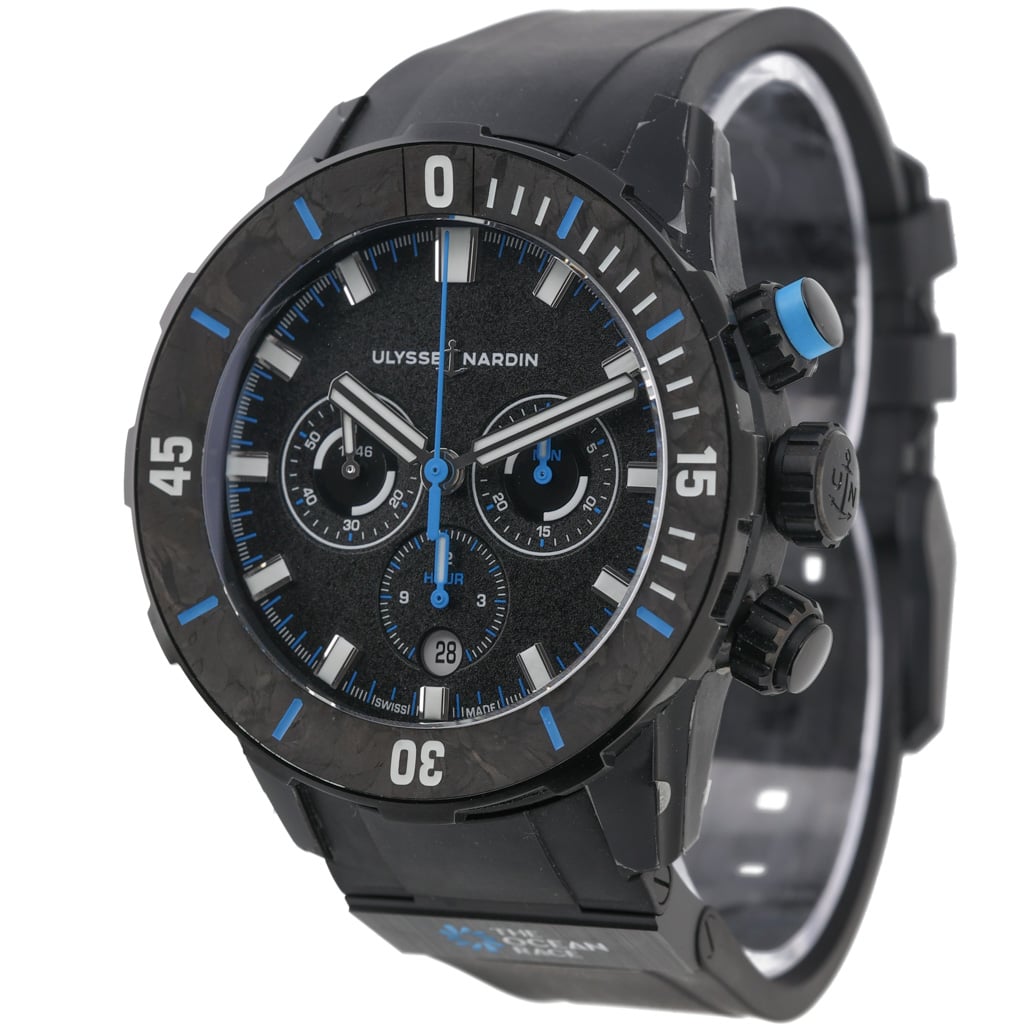 Ulysse Nardin Diver Chronograph 1503-170LE-2A-TOR with black dial and titanium case - product image 4