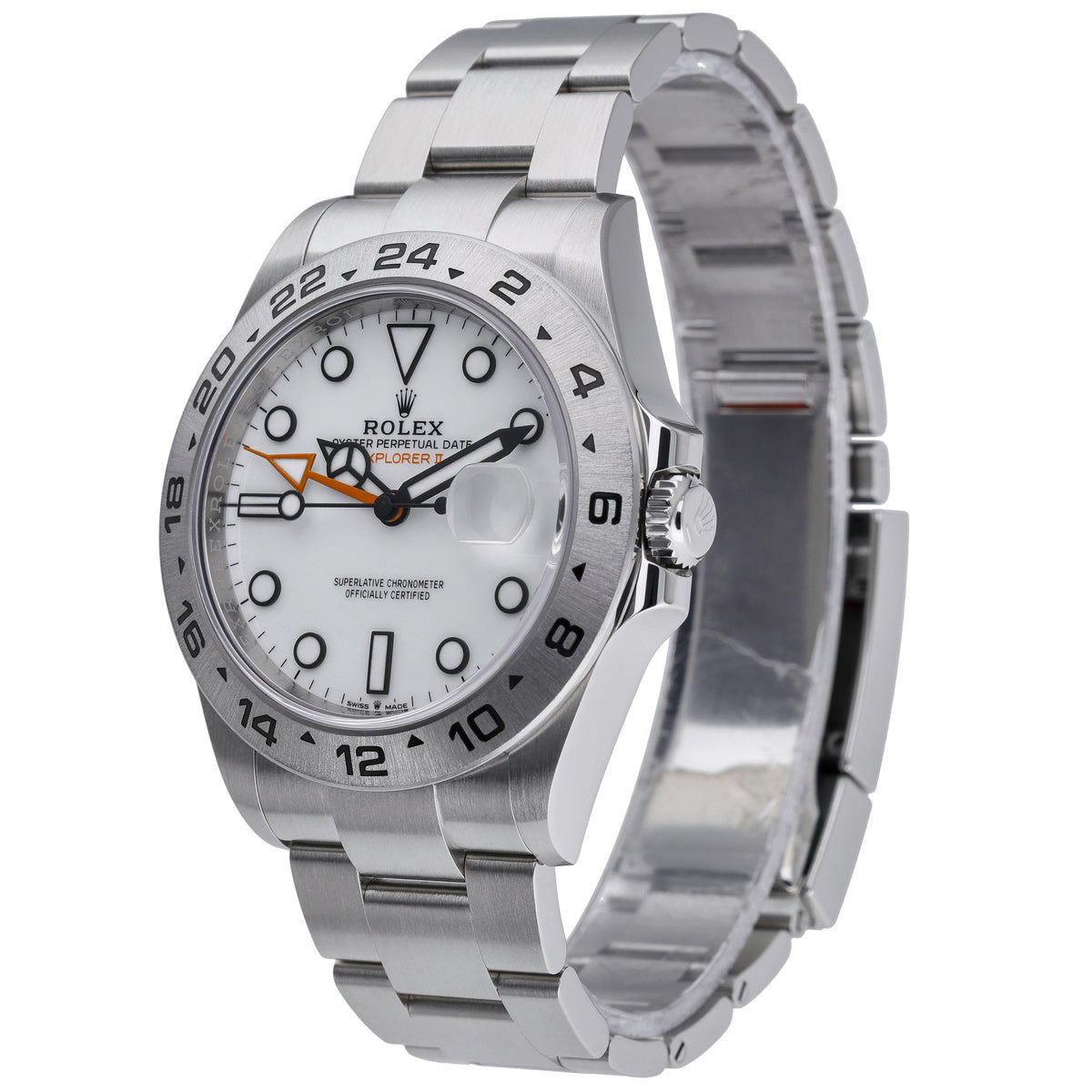 Rolex Explorer II 226570 with white dial and oystersteel case - product image 3