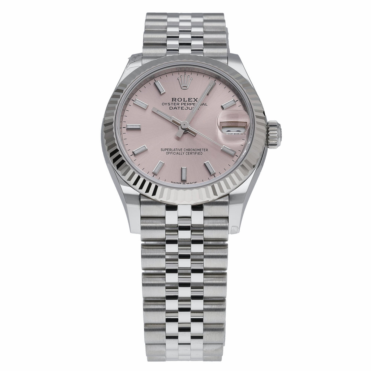 Rolex Datejust 31 278274 with pink dial and steel & white gold case - product image 2