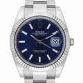 Rolex Datejust 41 126334 with blue dial and steel & white gold case