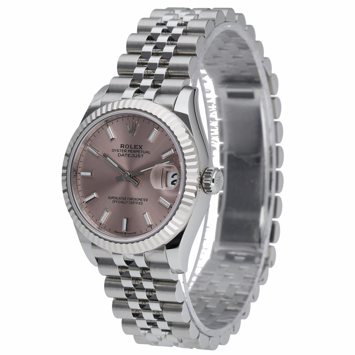 Rolex Datejust 31 278274 with pink dial and steel & white gold case - product image 3