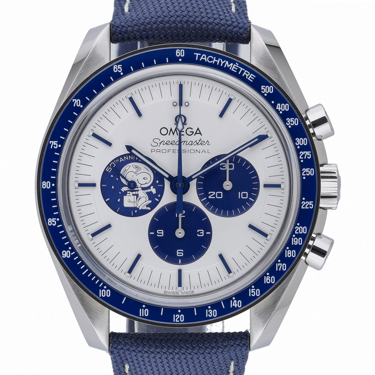 Omega Snoopy 310.32.42.50.02.001 with white dial and steel case