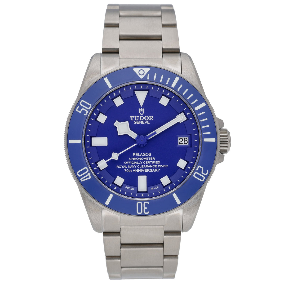 Tudor Royal Navy Clearance Diver Ltd Ed of 70 25600TB with blue dial and titanium case - product image 2