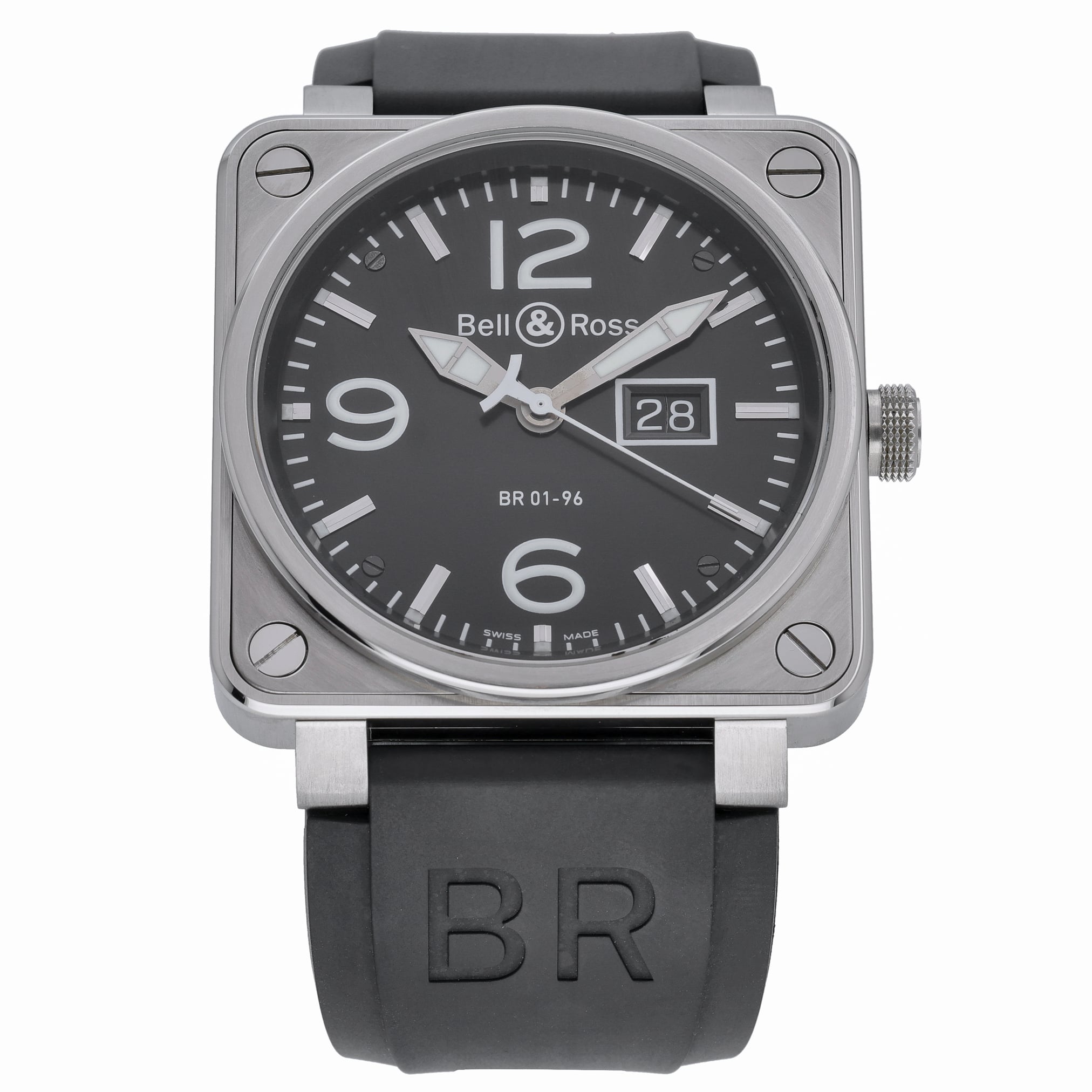 Bell & Ross BR 01-96 BR 01-96 with black dial and steel case - product image 2