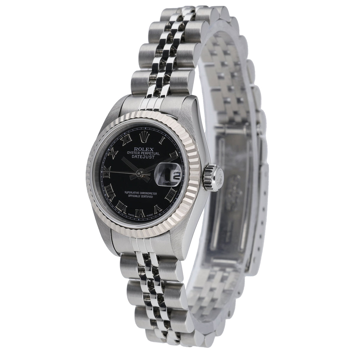 Rolex Datejust 79174 with black dial and steel & white gold case - product image 3