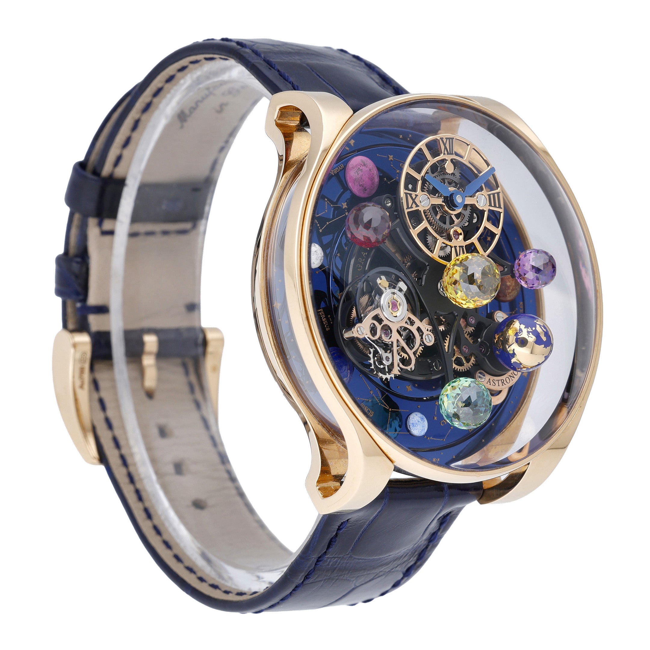 Jacob & Co Astronomia Solar Constellations AS300.40.AA.AE.A with blue dial and 18ct rose gold case - product image 4