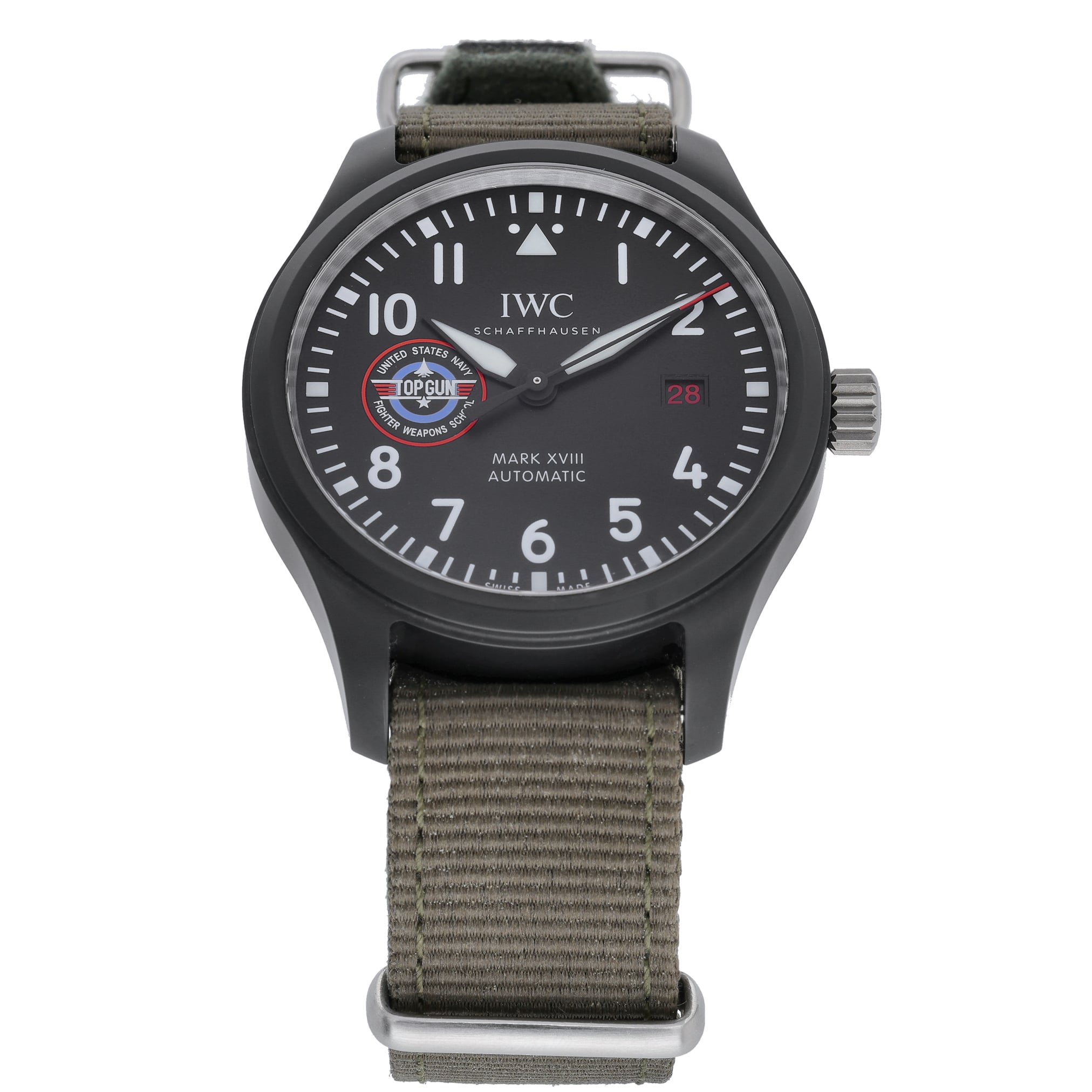 IWC Top Gun Pilot Mark XVIII IW324712 with black dial and ceramic case - product image 2