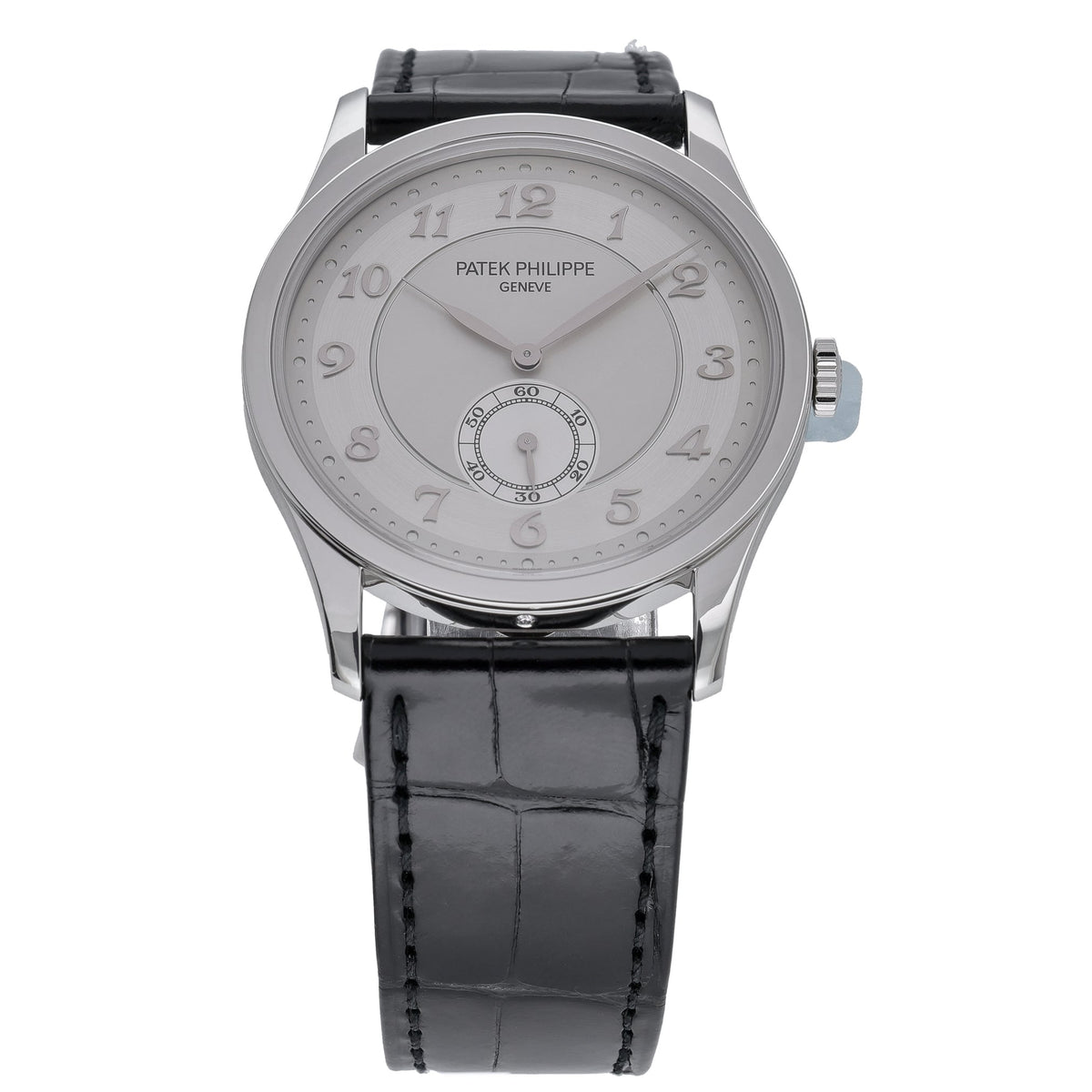 Patek Philippe Calatrava 5196P-001 with silver dial and platinum case - product image 2