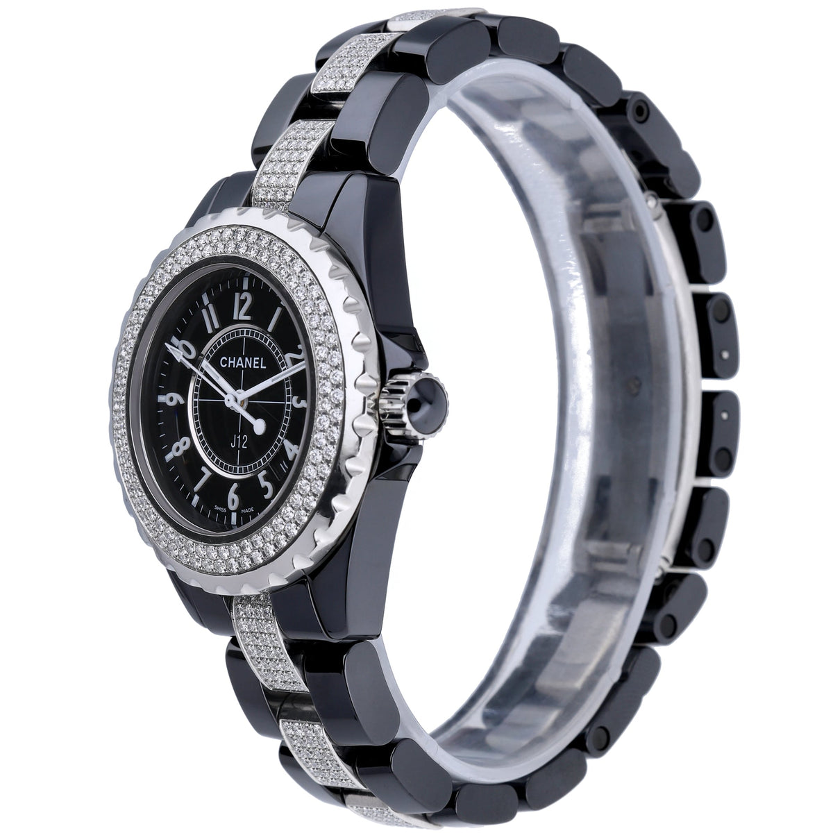 Chanel J12 H1339 with black dial and ceramic case - product image 3