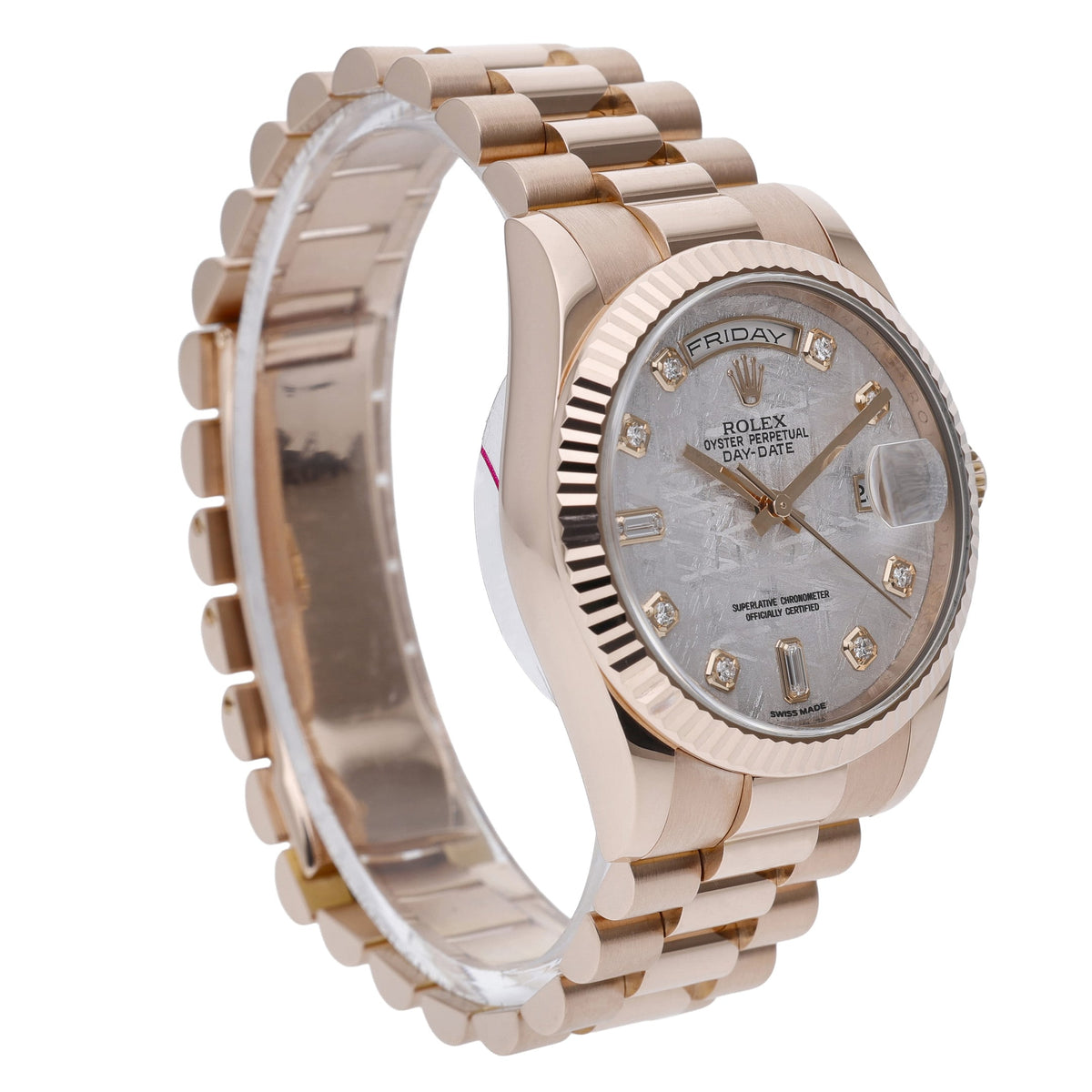 Rolex Day-Date 118235 with meteorite dial and 18ct rose gold case - product image 4