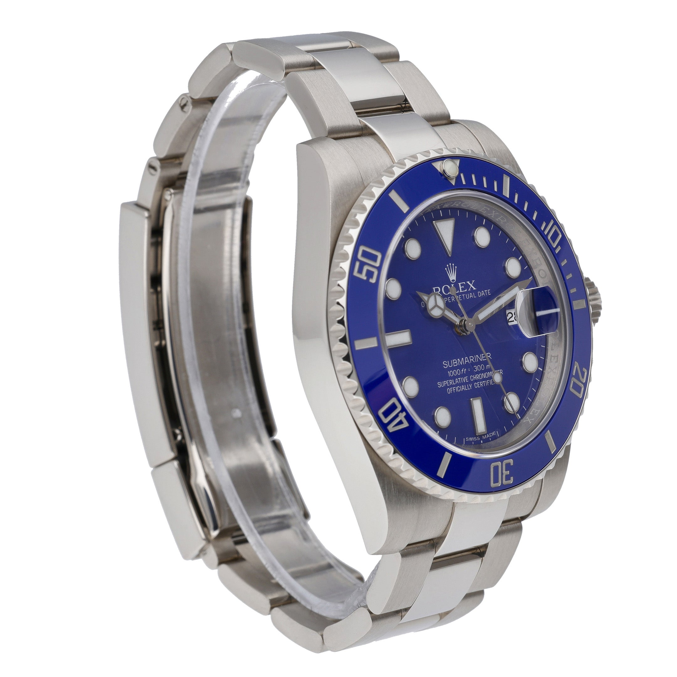 Rolex Submariner 116619LB with blue dial and 18ct white gold case - product image 4