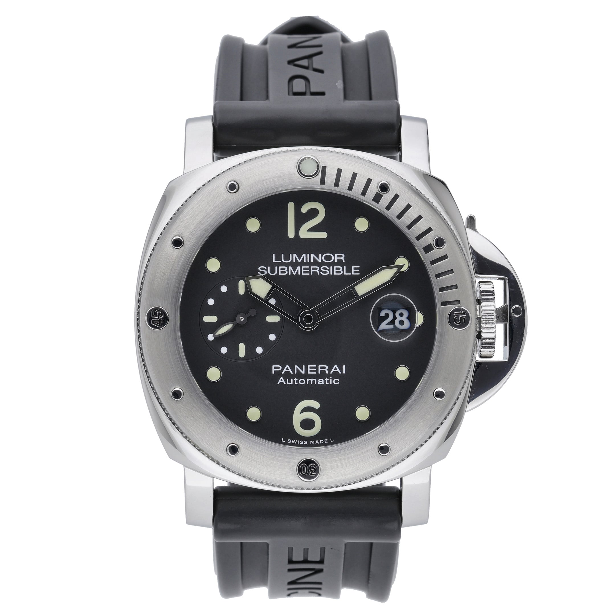 Panerai Luminor Submersible PAM01024 with black dial and steel case - product image 2