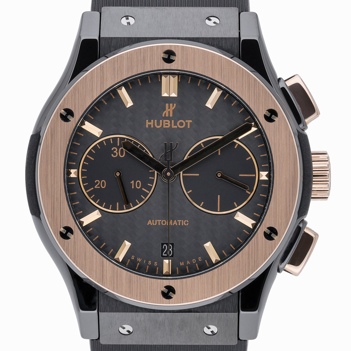Hublot Classic Fusion Chronograph 521.CO.1781.RX with black dial and ceramic case