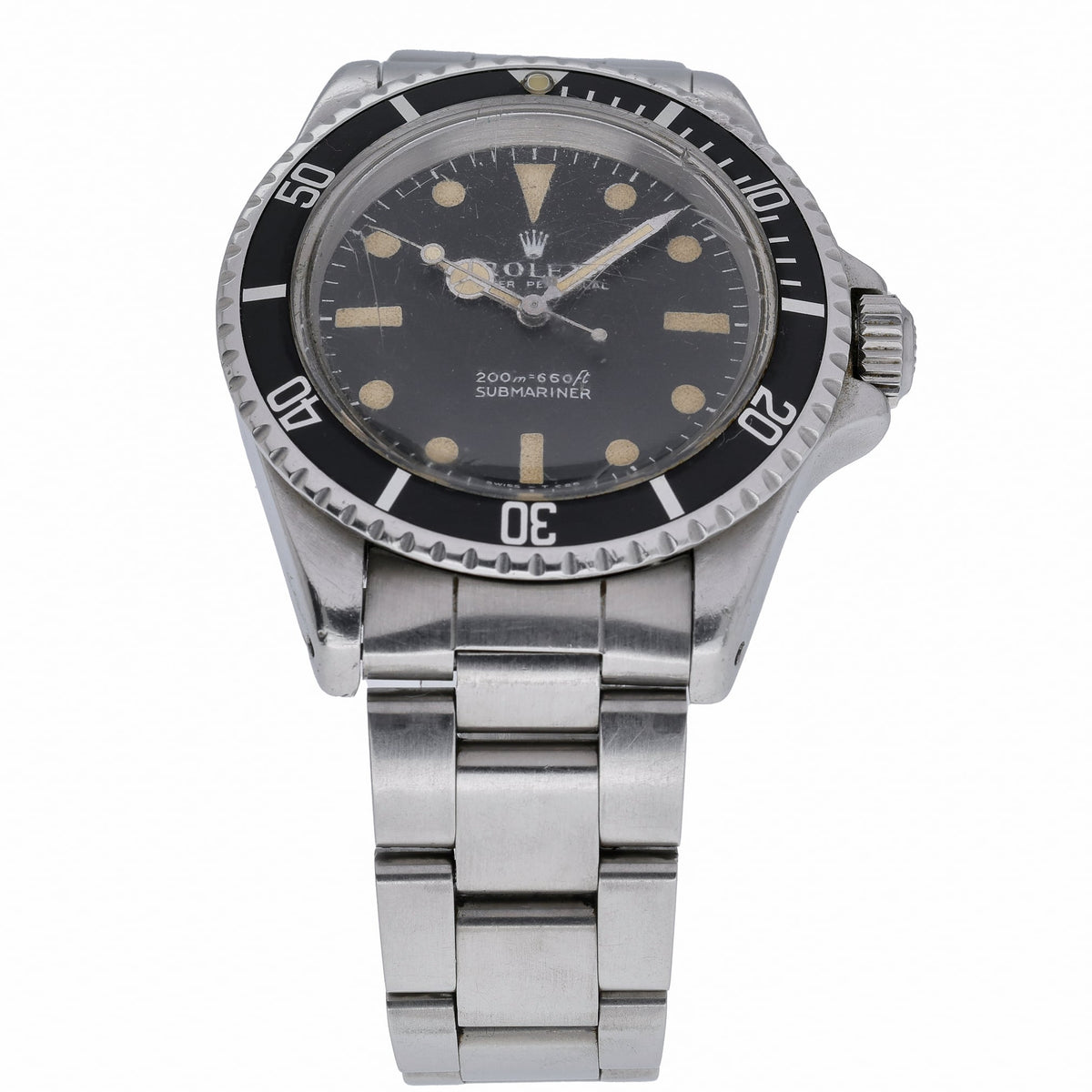 Rolex Submariner 5513 with black dial and steel case - product image 2
