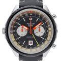 Breitling Chrono-Matic 2115 with black dial and steel case