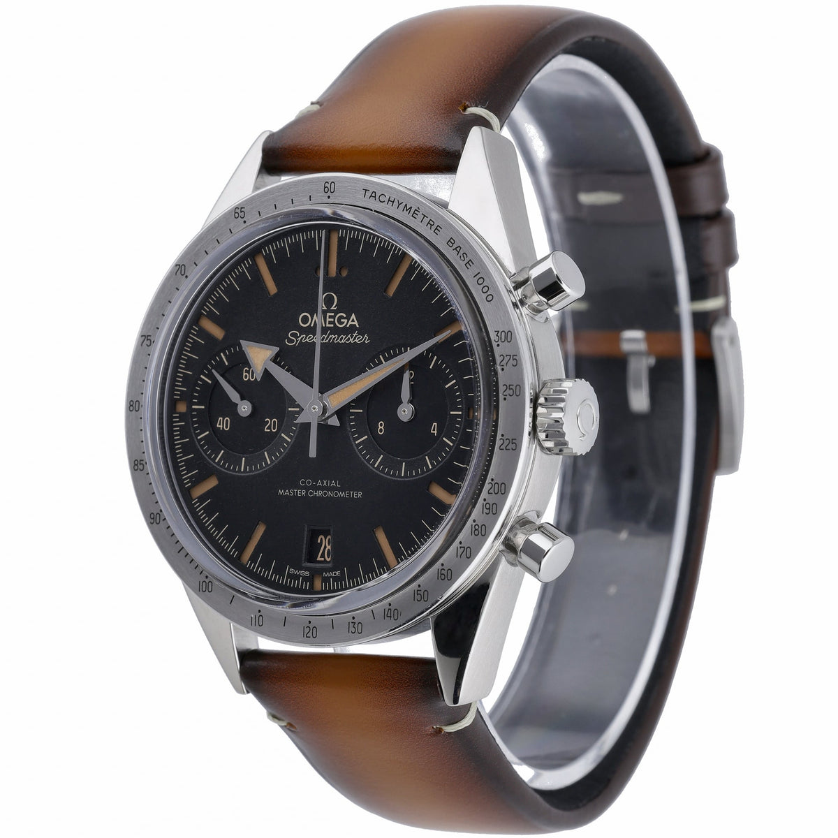 Omega Speedmaster 57 Chronograph 332.12.41.51.01.001 with black dial and steel case - product image 3