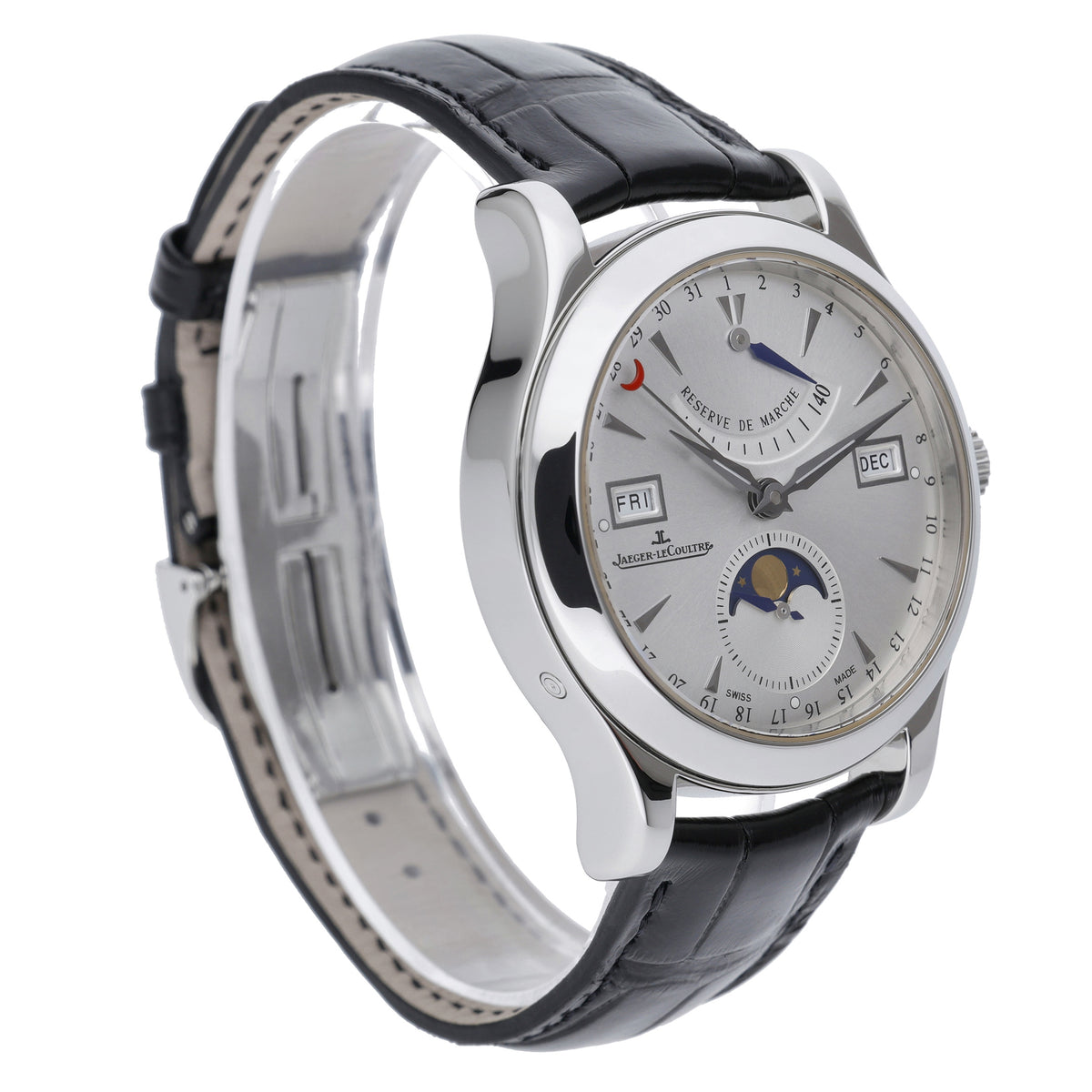 Jaeger-LeCoultre Master Calendar 147.8.41.S with silver dial and steel case - product image 4