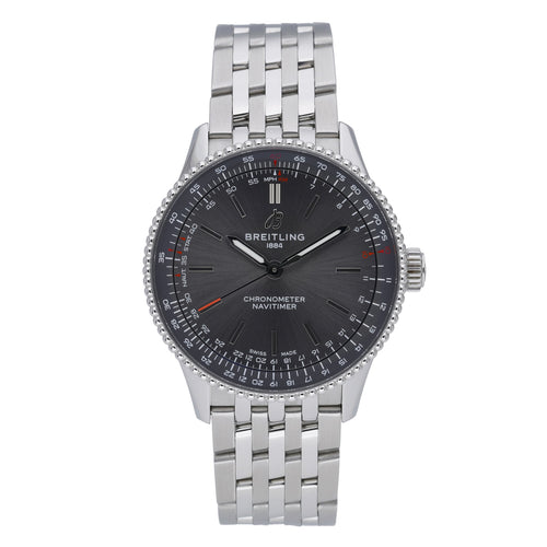 Breitling Automatic 36 A17327 with grey dial and steel case - product image 2