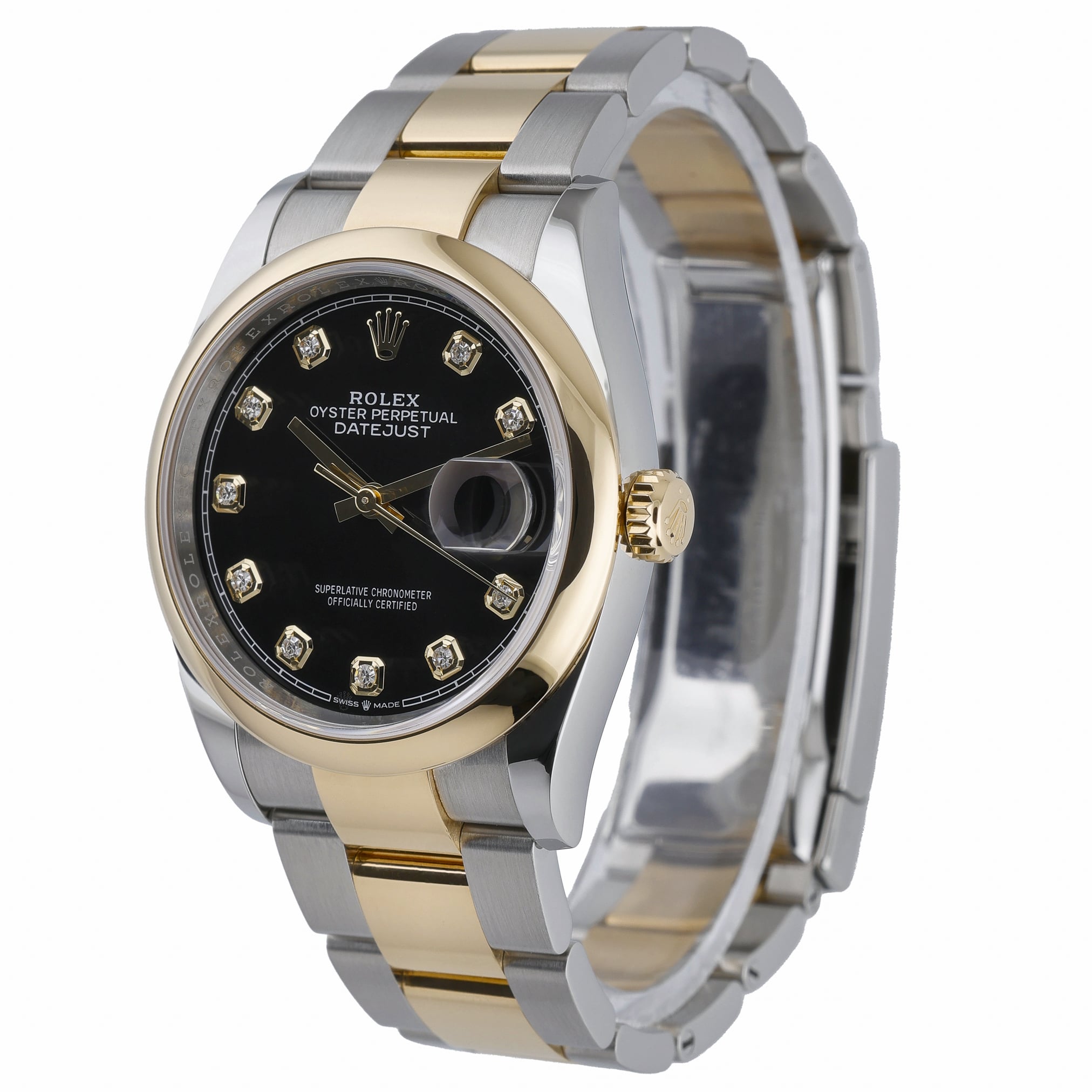 Rolex Datejust 126203 with black dial and steel & yellow gold case - product image 3