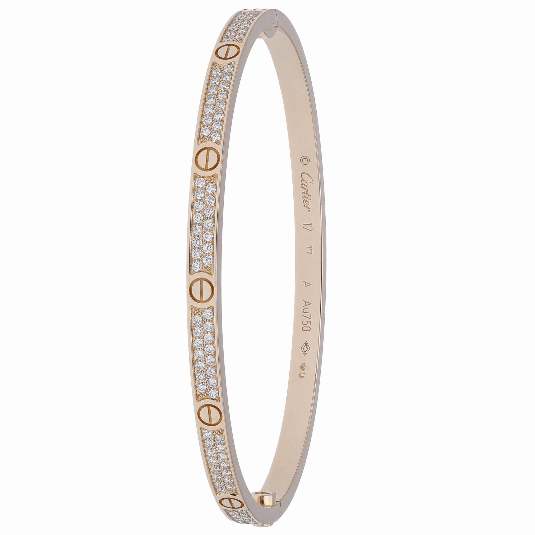 Cartier LOVE bracelet, small model, paved image 4