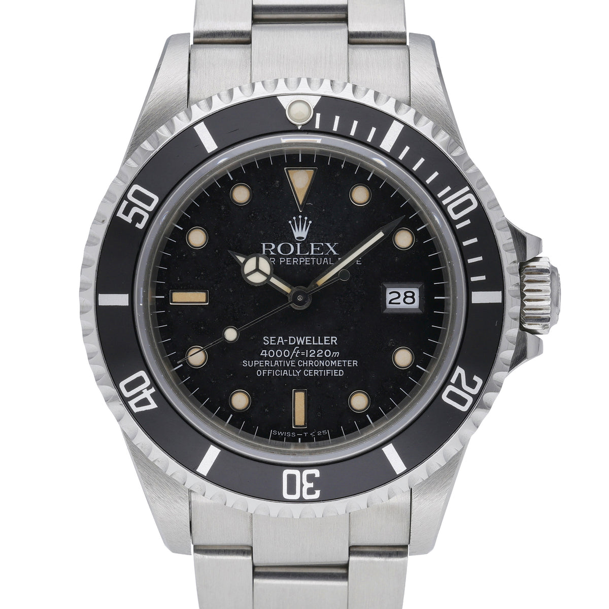 Rolex Sea-Dweller 16660 with black dial and oystersteel case
