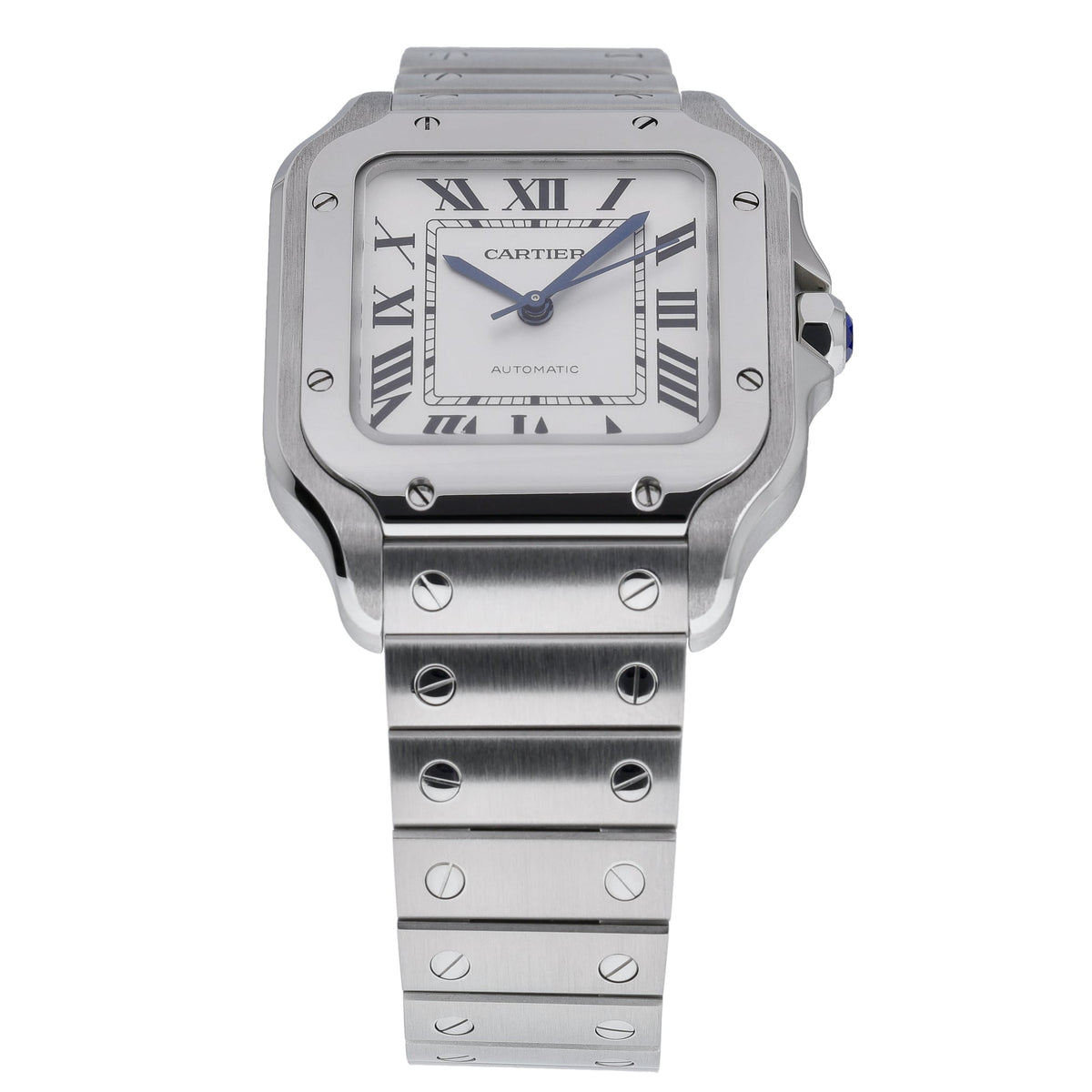 Cartier Santos WSSA0029 with white dial and steel case - product image 2