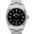 Rolex Explorer 124270 with black dial and oystersteel case