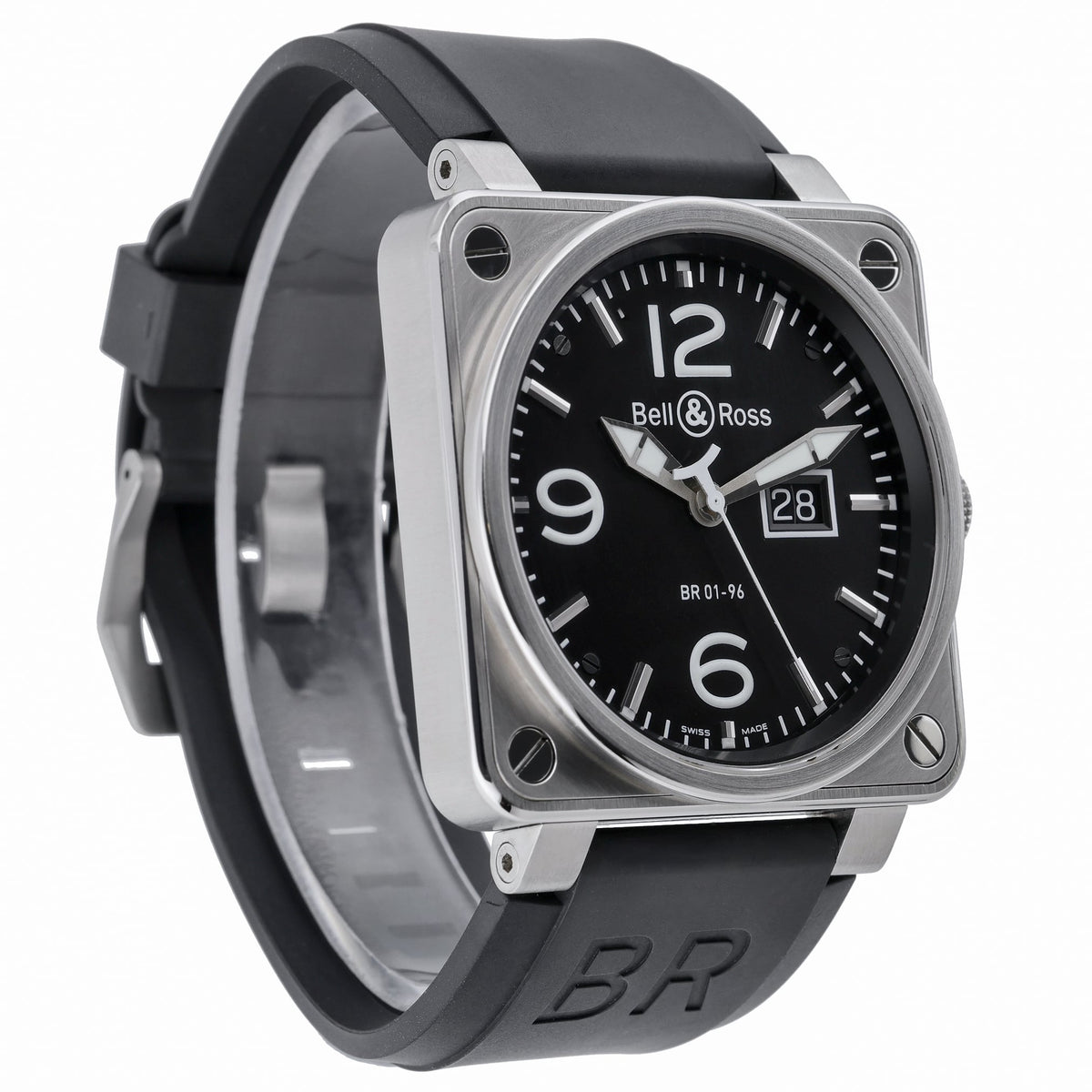 Bell & Ross BR 01-96 BR 01-96 with black dial and steel case - product image 4