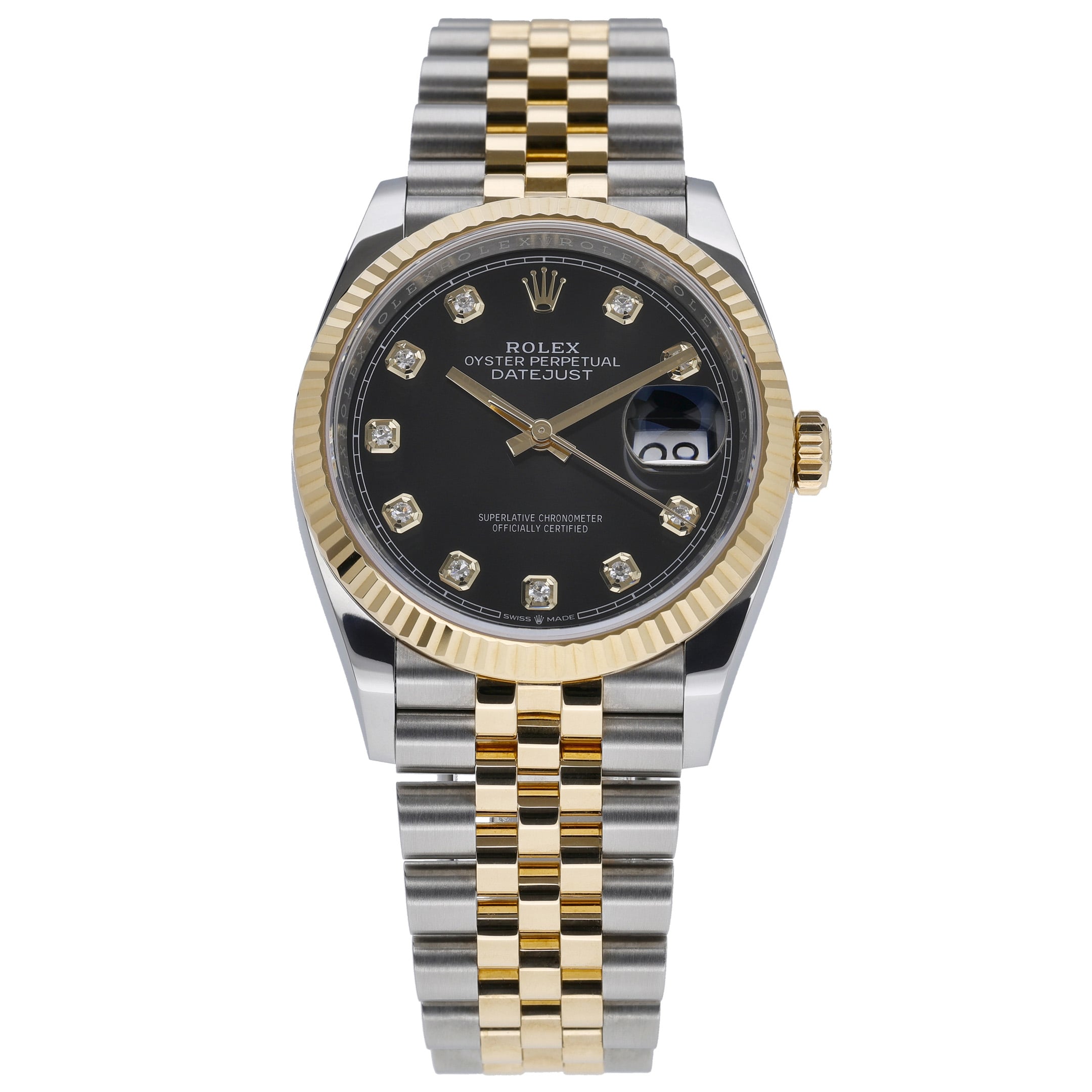 Rolex Datejust 126233 with black dial and steel & yellow gold case - product image 3