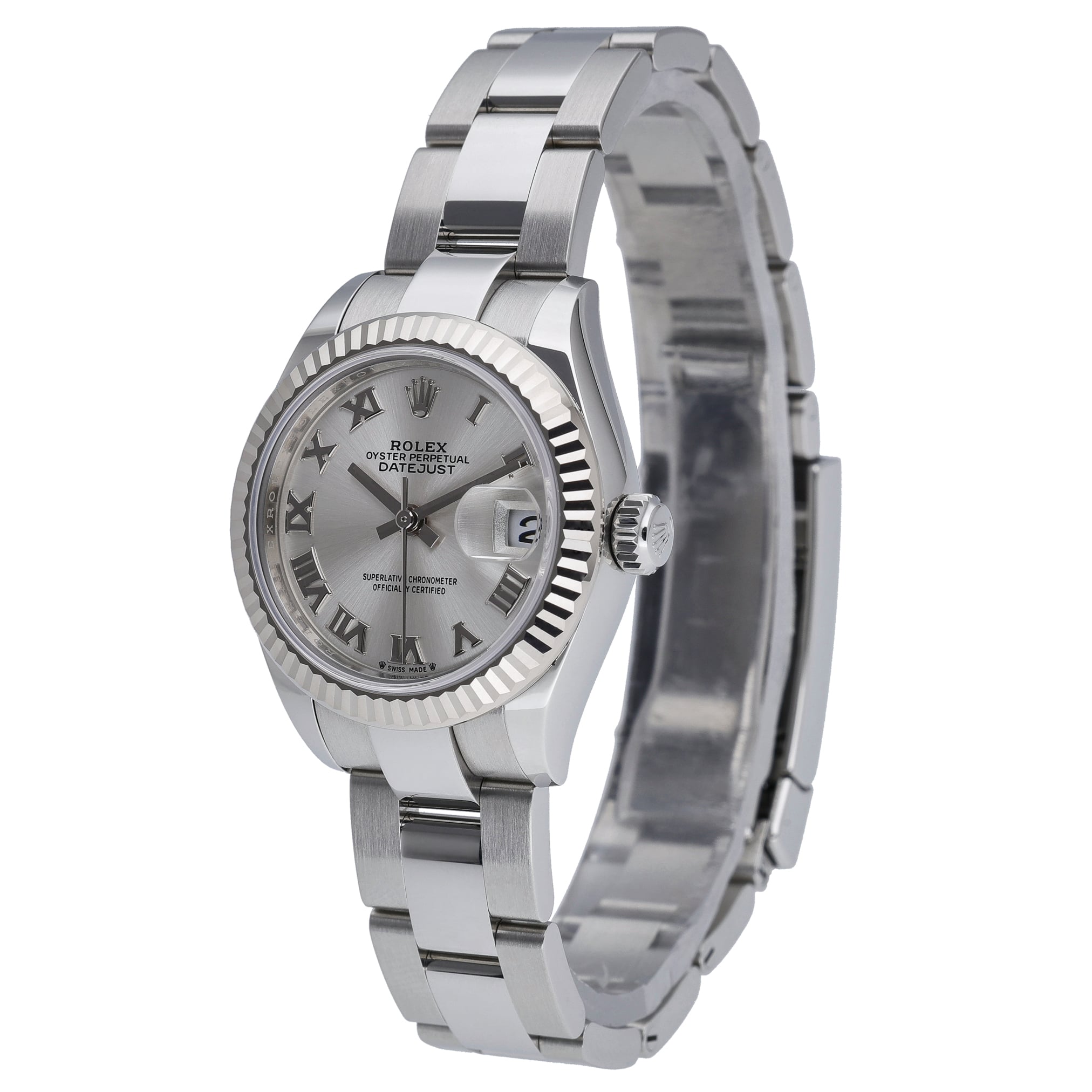 Rolex Datejust 279174 with silver dial and oystersteel and white gold case - product image 3