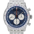Breitling Navitimer 1 B01 Chronograph AB0137 with blue dial and steel case