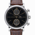 IWC Portofino Chronograph IW391404 with black dial and steel case