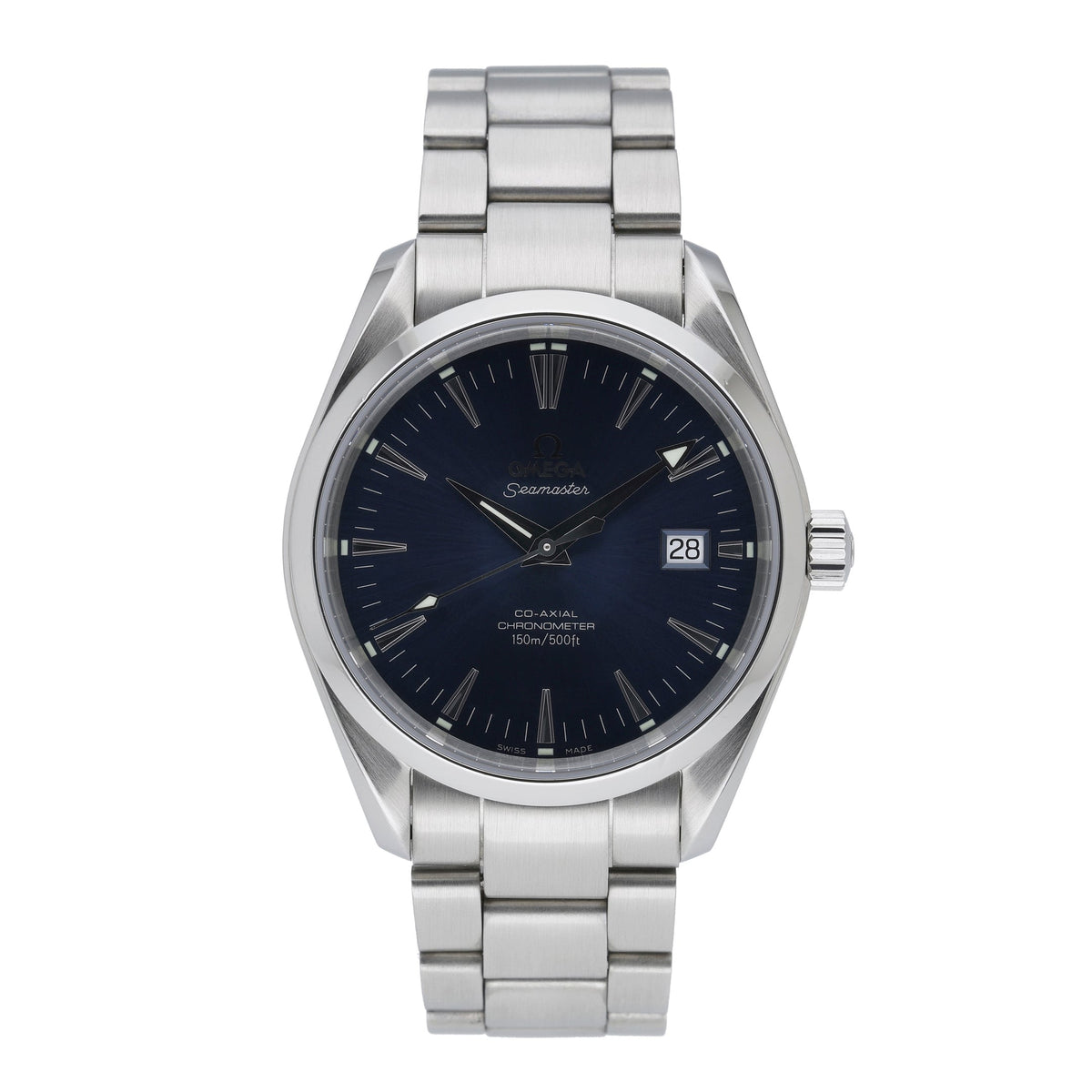 Omega Aqua Terra 150 M 2503.80.00 with blue dial and steel case - product image 2