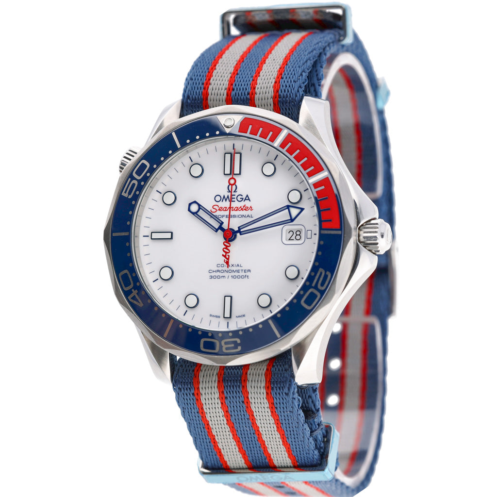 Omega Seamaster Diver 300 M 212.32.41.20.04.001 with white dial and steel case - product image 2